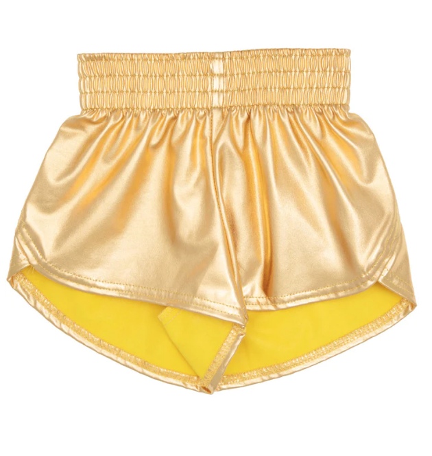 Steph Shorts in Metallic