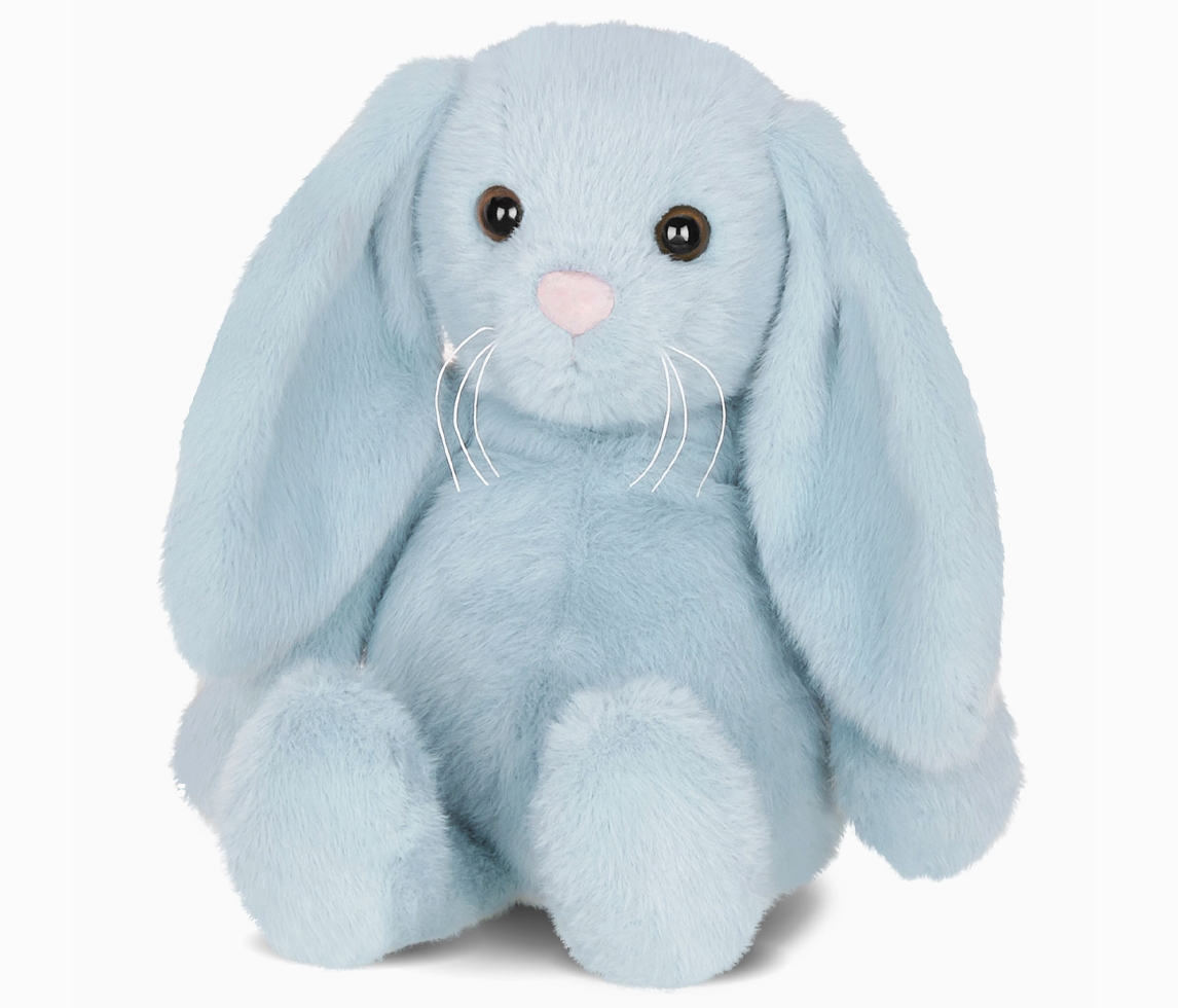 Snuggle Bunny Blue Plush Bunny – Kiddeaux's