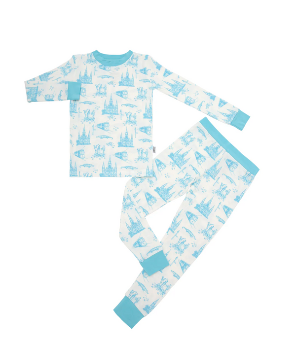 Blue Toile PJ Set