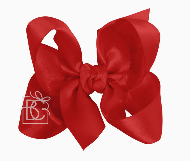 4.5" Satin Bow on Alligator Clip