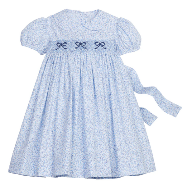 Blue Vinigs Smocked Dress