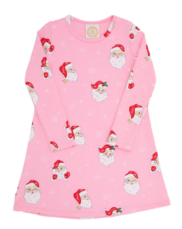 L/S Polly Play Dress Santa