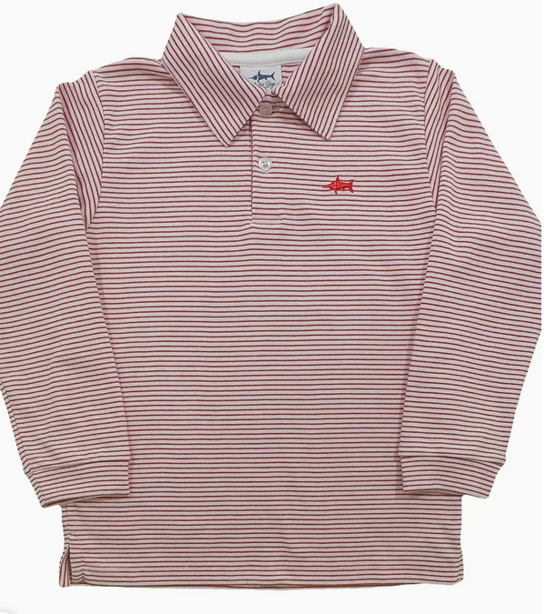 Signature LS Stripe Polo