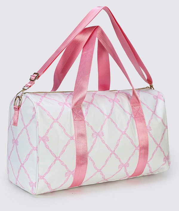 Pink Bow Duffle