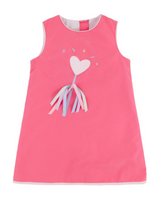 Annie Apron Dress Heart Wand