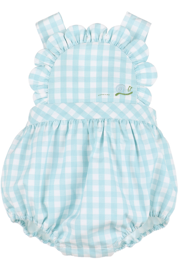 Azure Stroller Ruffle Sunsuit