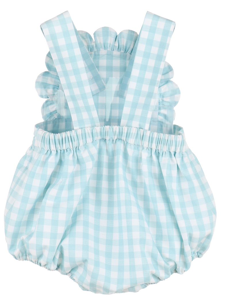 Azure Stroller Ruffle Sunsuit