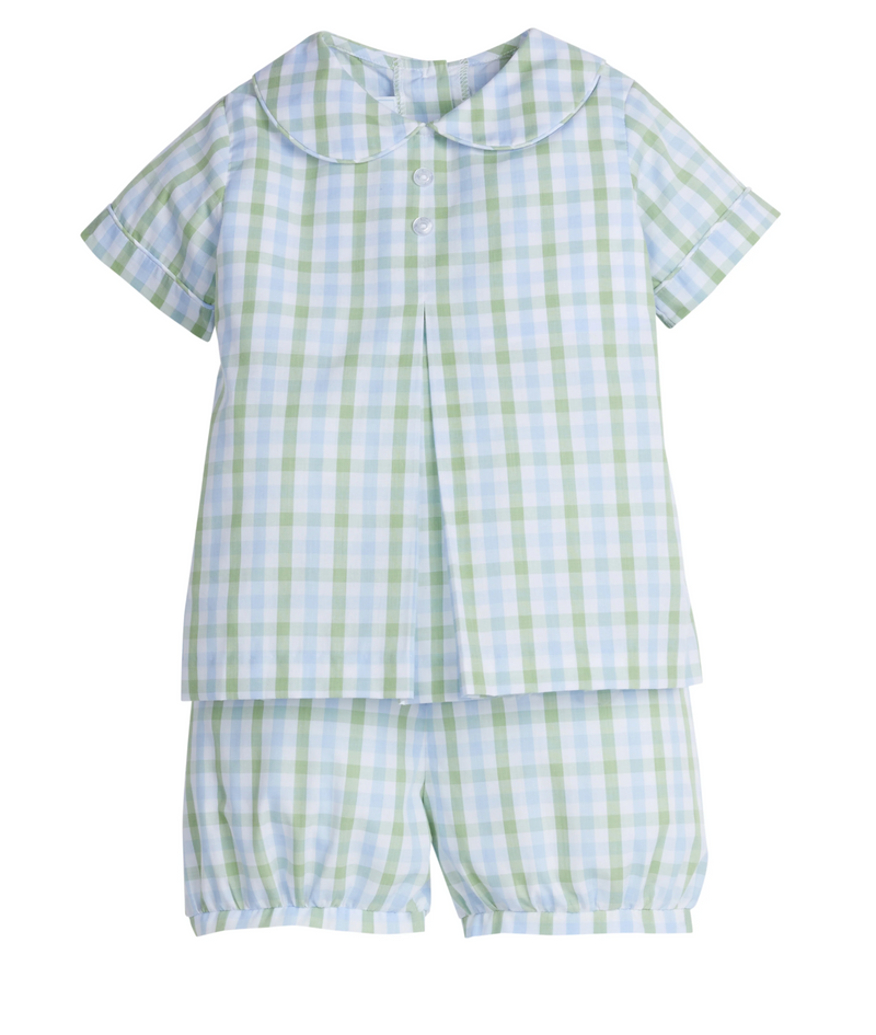 Charleston Short Set Checkwood